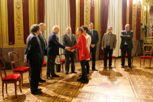 Recepción en el Palacio de Navarra